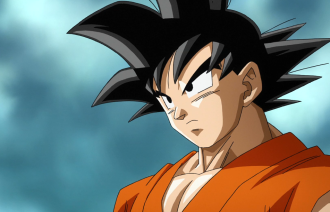 Goku: Frieza keeps giving me constipated looks. 