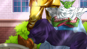 Piccolo: Baby sitting like a boss.