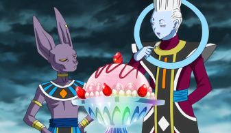 Beerus: Dibs on the top strawberry!