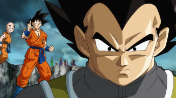 Goku: Vegeta, you better watch out for that finger!
