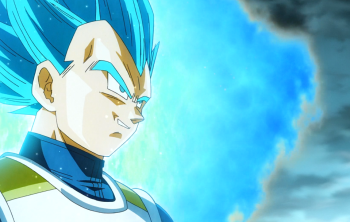 I look better with blue hair than you, Kakarot.